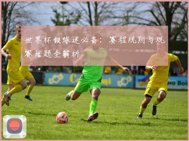世界杯假球迷必备：赛程规则与观赛话题全解析